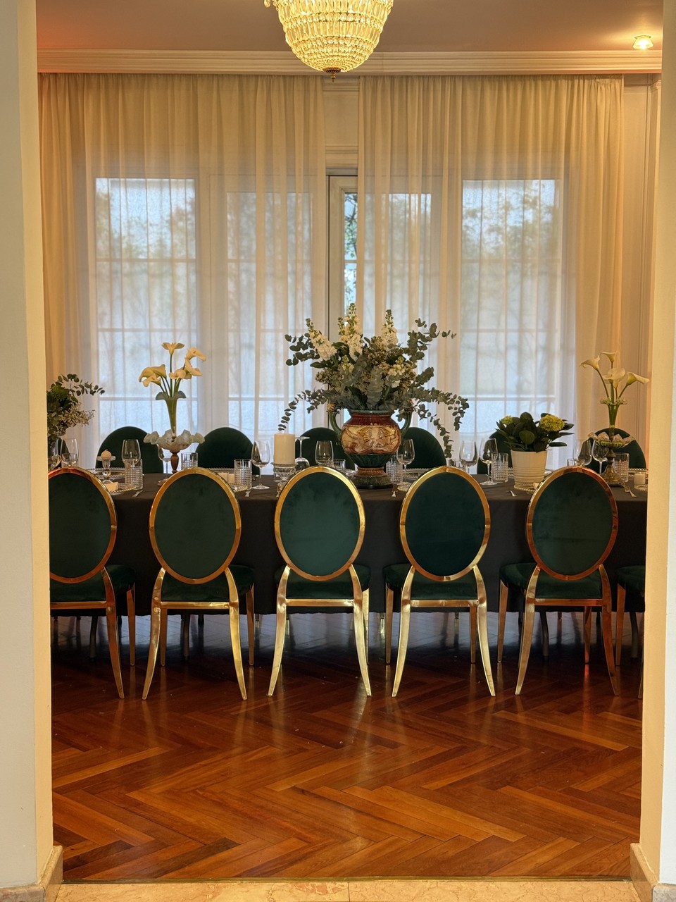 Iznajmljivanje Zelenih Medaljon Stolica gallery 5